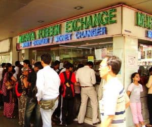 Long queues Mustafa Foreign Exchange